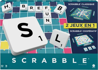 Scrabble – Jeu de société en français pour 2 à 4 joueurs dès 8 ans – Réduction 53% - 13,99€