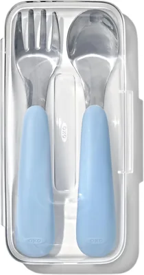 OXO Tot On-The-Go Fork and Spoon Set, Dusk - 10% Off