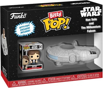 Funko Pop! Bitty Ride: Star Wars - Han Solo con Millennium Falcon