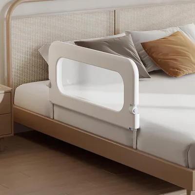 Baby Bed Guard Rail - 32in Adjustable, Extra Tall Safety Side Rail
