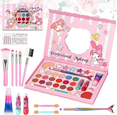 Aomig Kids Makeup Set - 37 Pcs Washable Kit