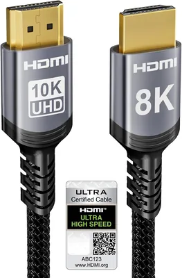 Sniokco 10K HDMI 2.1 Kabel 1.5M med 35% Rabatt | 48Gbps, 4K 240Hz, eARC