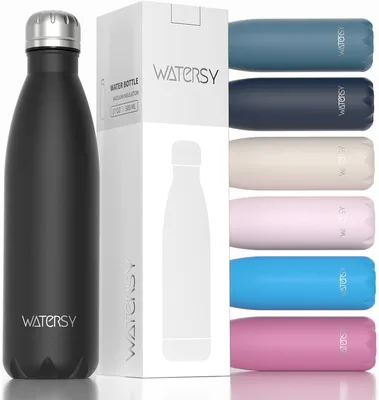 WATERSY Double Walled Metal Water Bottle 50% Off