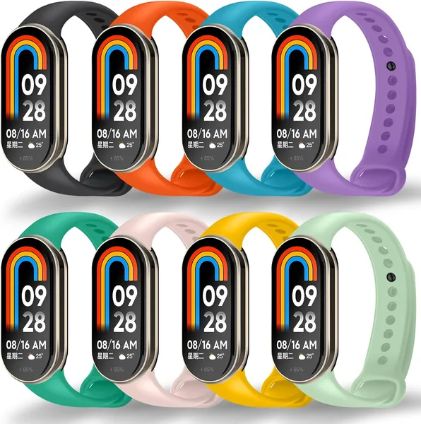 BANGTING Compatible with Xiaomi Mi Band 10/9/8 Replacement Bands for Xiaomi Smart Band 10 Bracelet
