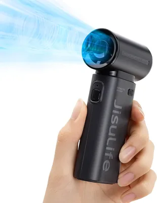 JISULIFE Handheld Fan 30% Off: Turbo Airflow, 12h Runtime
