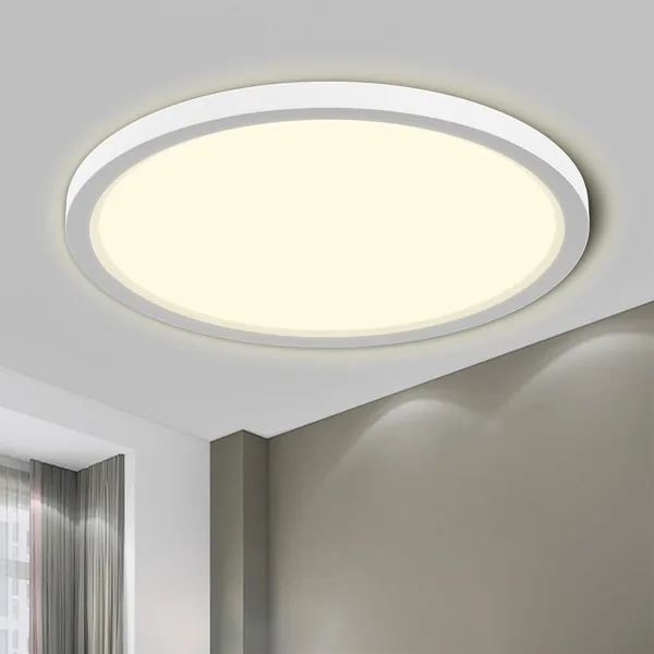 LQWELL LED Ceiling Light, IP44 Waterproof Round