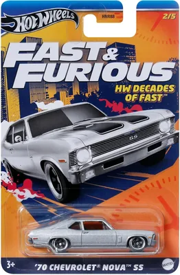 Hot Wheels Fast & Furious 70 Chevrolet Nova SS Car Toy - 31% Off