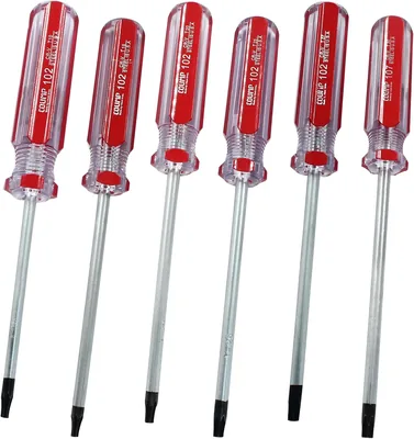 HARSKIYER 6Pc Magnetic Torx Screwdriver Set T10-T30