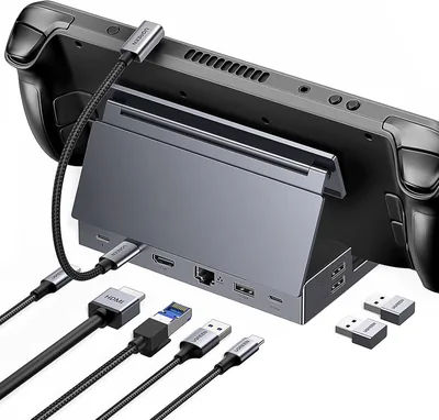 Docking Station UGREEN 9 en 1 Compatible avec Steam Deck OLED ROG Ally X Legion Go Dock USB C HDMI 4K 60Hz Gigabit Ethernet A (29% de réduction)