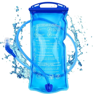 Flintronische Hydratiezak, 2L Lekdicht Waterzak, BPA-vrije Watercontainer met Geïsoleerde Buis, Vervanging voor Buitenwandelen