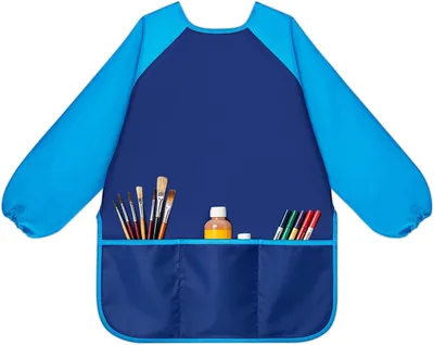 Milifox Kids Art Smock, Water-Repellent Apron for Painting