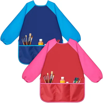 Milifox Kids Art Smock, Water-Repellent Painting Apron