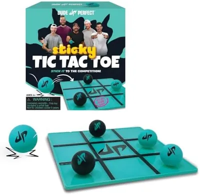 Dude Perfect Sticky Tic Tac Toe Tabletop Game