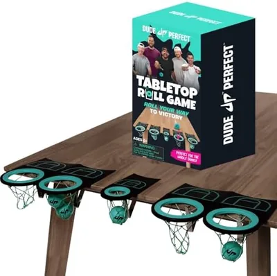 Dude Perfect Tabletop Roll Target Toss Game