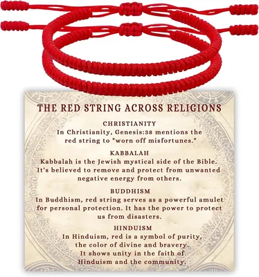 Red String Bracelet Rakhi Gift for Brother Baby Protection