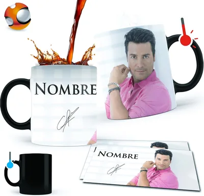 Taza Mágica Personalizada con Nombre - Tema Chayanne para Café, Mejor Oferta
