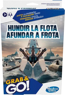 Hundir la flota Grab and Go - Juego Portátil para 2 Jugadores - Oferta