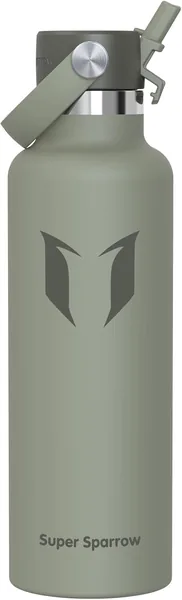 Super Sparrow Vattensfla - 350ml/500ml/750ml/1L/1.2L - Stålflskt Metal Flask - Thermos Standard Mund - Non-toxik BP - 43% Off