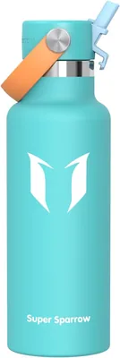 Super Sparrow Botella de Acero Inoxidable - Botella Térmica - 350 ml, 500 ml, 750 ml, 1 L, 1.2 L - Termo de Agua BPA-Libre