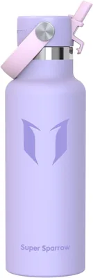 Sparrow Edelstahl Trinkflasche 500ml/750ml/1L/1.2L Thermosflasche | Wasserflasche, Thermoskanne, Wärme-Tasse, FlipFlo - 22% Rabatt