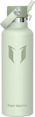 Super Sparrow Waterflask - 350ml/500ml/750ml/1L/1.2L - Stålsk Flask med Thermos Standard Mund - Non-toksik BP