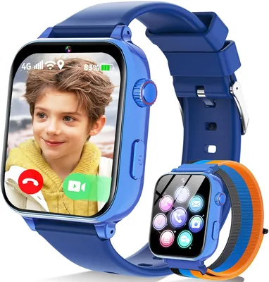 Reloj Inteligente 4G para Niños con GPS y Videollamadas, Smartwatch con SOS, Teléfono/Videollamas/Chat de Voz, Modo E - Mejor Oferta