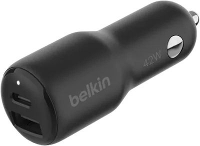 Belkin BoostCharge Dual Car Charger 42W PPS Fast Charge