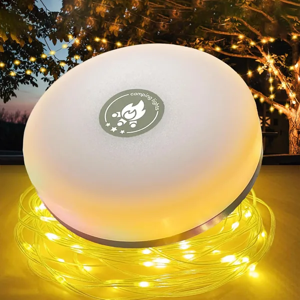 4-in-1 USB Charging LED Fairy Lights, Rollable, Waterproof, Long-Lasting, 10 Photo Clips