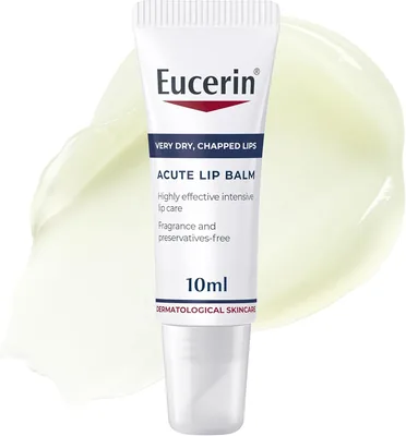 Eucerin Intensive Lip Balm 10ml - Dry Lips Relief 43% Off