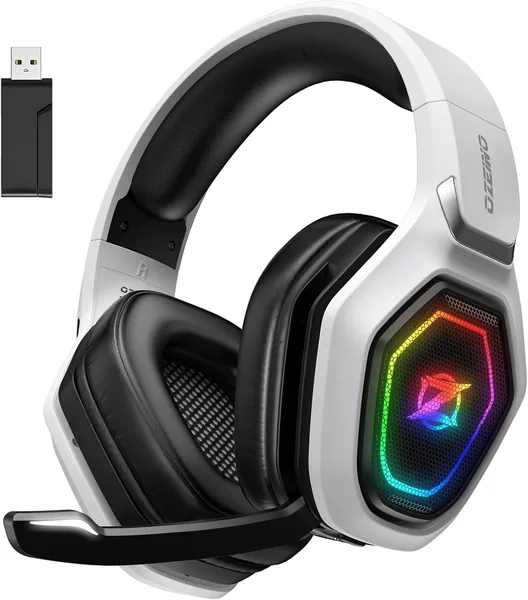 Ozeino Wireless Gaming Headset for PC/Ps5/Ps4