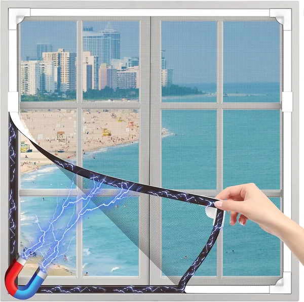 OWYR Adjustable Magnetic Fly Screen Window