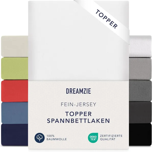 Dreamzie Premium Fitted Sheet for Topper