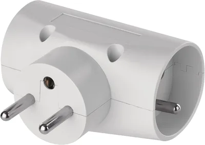 Rozgałęźnik 3x EMOS: 2x E (Polska) + 1x Euro, potrójne gniazdo, biały, 16A/3680W - Najlepszy Cena