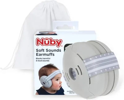 Nuby Soft Sounds Earmuffs - Protect Baby's Ears from Noise, Best Deal