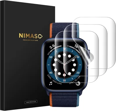 ニマソ Apple Watch シリーズ SE 3/2/1 用 保護フィルム 3枚セット (38mm/40mm 対応) ベストディール