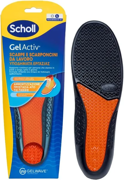 Dr. Scholl's GelActiv Inserto per Scarpe e Stivali con Tecnologia GelWave, Sconto del 25% - Prezzo Minimo Assicurato