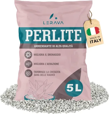 LERAVA® Perlit (5 L) - Plantens perlit för bättre jord - Neutral pH-additiv