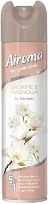 Airoma 5-in-1 Jasmine & Magnolia Spray 210ml - Odour Eliminator, Best Deal