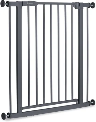 Hauck Standard Door Safety Gate - Kein Bohren, Verstellbar, Dunkelgrau (75-80 cm)