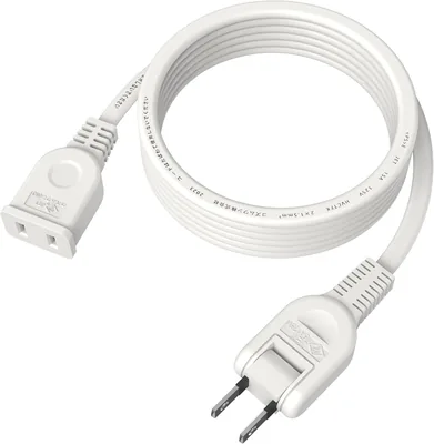 AKIRARI 2m 1 Outlet パワーストリップ 耐久性に優れ、断線しにくい ホワイト 15A 1500W