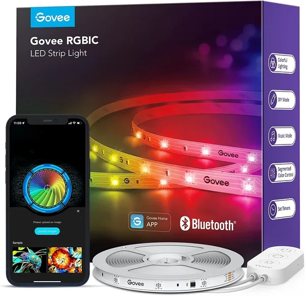 Govee LED Strip Light 10m RGBIC Smart LED Light Strip Bluetooth APP Control