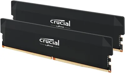 Kit RAM Crucial CP2K16G60C36U5B 32 Go (2 x 16 Go) 6000 MHz CL36, Overclocking pour Jeux, Intel XMP 3.0 / AMD Exo