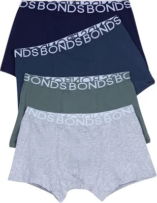 Bonds Boys Trunk (4 Pack) Swim Trunks