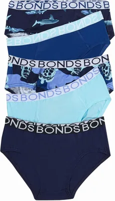 Bonds Boys' Briefs 5 Pack
