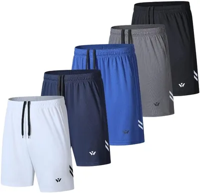 Shorts de sport Fovdtaa pour homme - Pack 5 avec poches et élastique - Réduction 5% (Offre limitée)