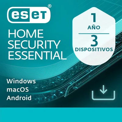 ESET HOME Security Essential 2026 | 3 dispositivos | 1 año | banca online y navegación seguras, inspector de red y protección