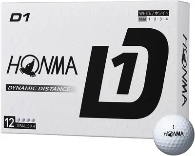 ホンマ（HONMA） 2024年 D1 ゴルフボール 1ダース（12個） 50%オフ