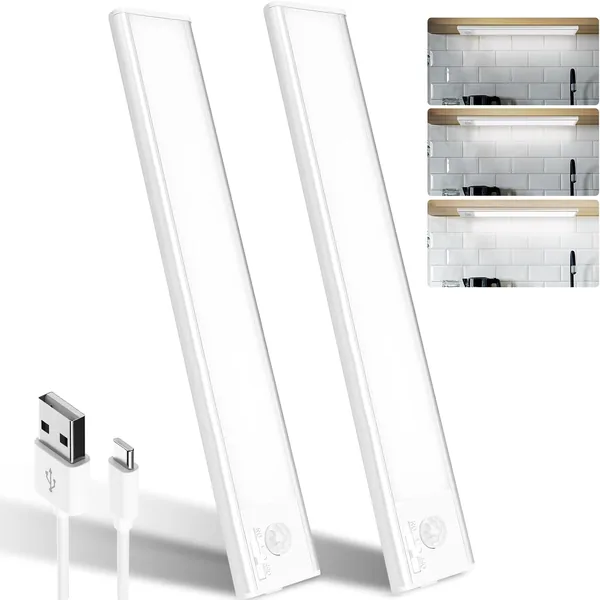 LED Light with Motion Sensor, 24 cm, 39 LED Kitchen Under Furniture