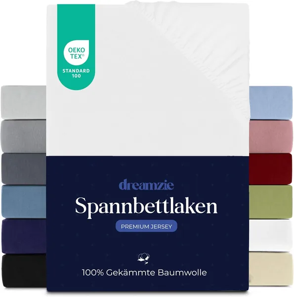 Dreamzie Premium Fitted Sheet 120 x 200 cm
