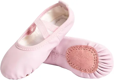 Zapatillas de Ballet ARCLIBER de Piel Suave para Niños, Niñas y Mujeres